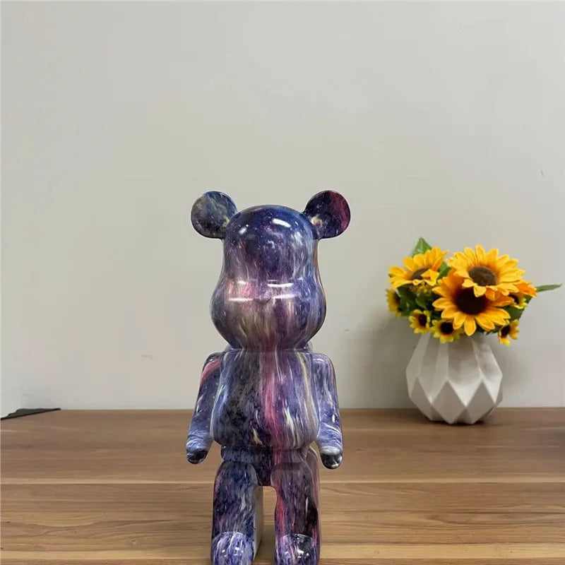 28-35CM Bear Figurines Home DecorationAccessories Modern Stvle Desk DecorationNordic Home Decor Living Room DecorationStatue