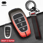 3 4 Buttons New Car Smart Key Case Cover For Hyundai N Performance Tucson Solaris Sonata Hybrid NEXO NX4 Santafe dn8 Accessories