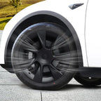 19 Inch Wheel Caps 4PCS Wheel Cover Performance Replacement Wheel Hub Cap Full Rim Cover Accessories For Tesla Model Y 2018-2024