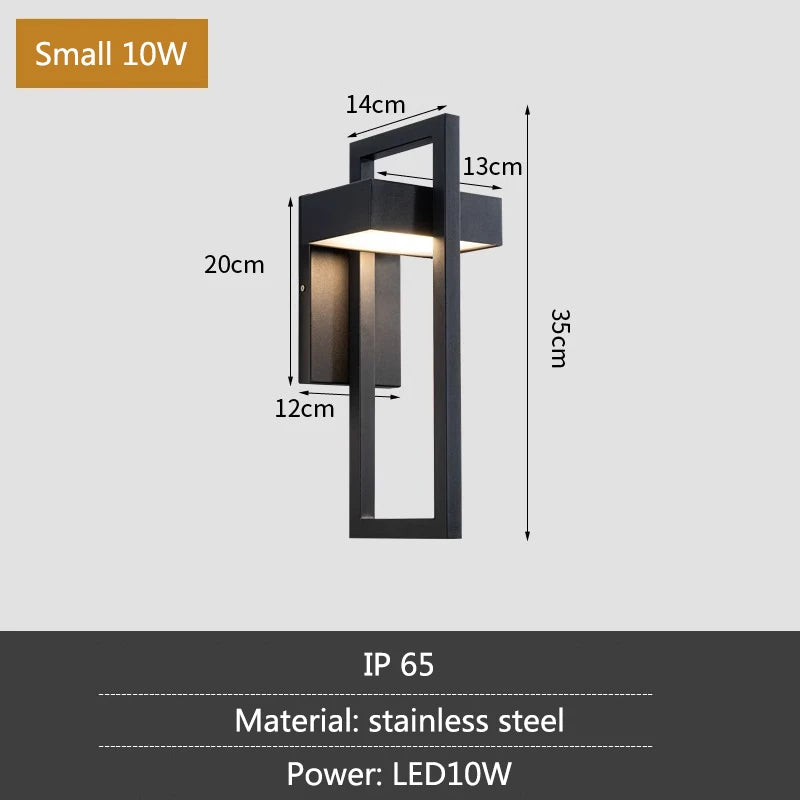 Modern Outdoor Decorative Wall Lamp