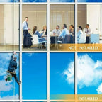 Heat Insulation Mirror Film Window Glass One Way Mirror Film Privacy Glass Sticker Reflective UV Solar Insulate 60cm X 200cm