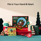 JISULIFE Christmas Special Edition Portable Handheld Fan 4000mAh Battery 5-Gear Fan Gifts for Women Men Kids Gift for Festival