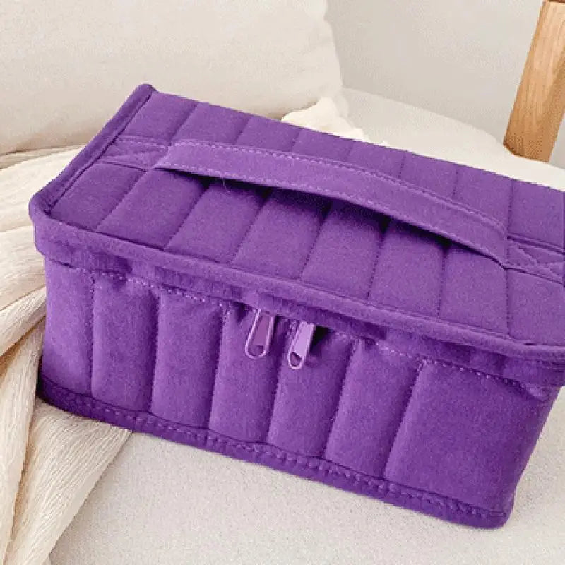 Essential Oil Case 38 Slots 5ML 10ML 15ML Perfume Oil Essential Oil Box Travel Portable Carrying Holder Nail Polish Storage Bag