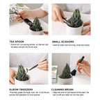 Mini Garden Hand Transplanting Succulent Tools Set Small Miniature Planting Indoor Care Cactus Houseplant Bonsai Tool Kit