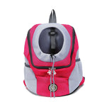 New Portable Double Shoulder Pet Carrier Backpack - Outdoor Travel Mesh