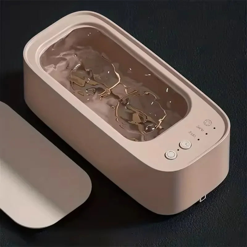 Xiaomi MIJIA Ultrasonic Cleaning Machine High Frequency Vibration USB Charging Battery 360°Jewelry Glasses Watch Ring Cleaner