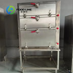 Natural Gas Steam Cooking Pot Cabinet Stainless Steel Kitchen Equipment  for Food Heating