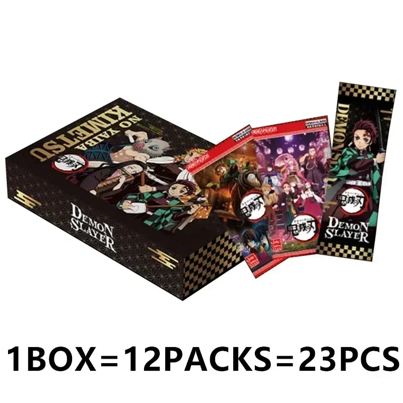 Douqu Original Demon Slayer English Version Trading Card Full Series Anime Collection Card Board Game Children's Toys Gift