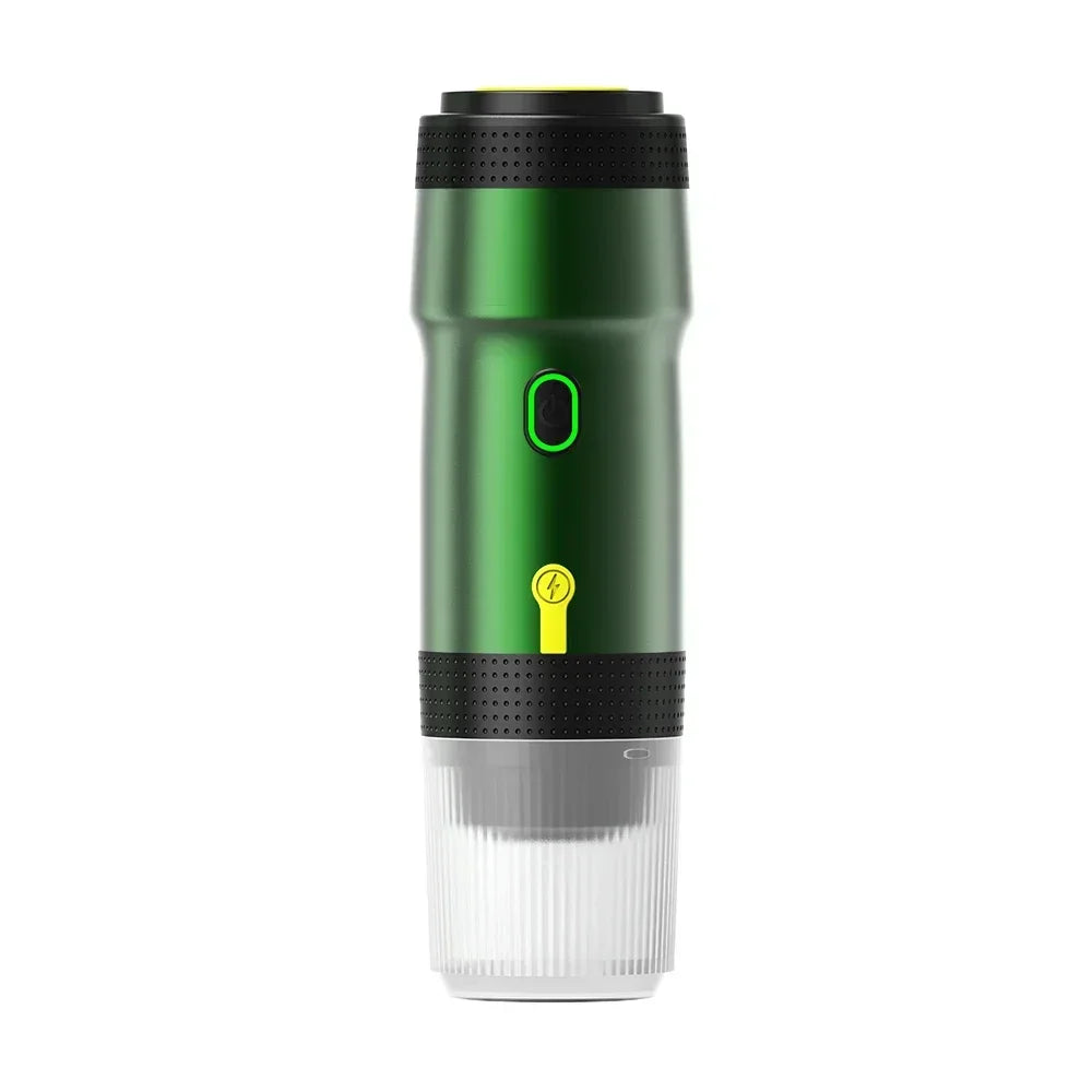 Electric Portable Coffee Machine Portable Italian Espresso Machine for Car & Home 3-in-1 Capsule Powder Travel Coffee Machine