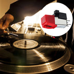 AT91R Replacement Conical Turntable Stylus Dual Moving Magnet Stereo Phono Cartridge HiFi Parts for LP Vinyl Record Turntable