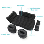 Upgraded Inflatable Travel Mattress for Car - SUV Air Bed with Flocking Surface - Portable Camping Mat for Home, Outdoor & Road