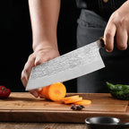 Japanese-style kitchen knife, kitchen cooking accessories, hand-forged stainless steel multi-purpose knife, gift box included
