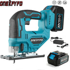 65mm Electric Jigsaw Portable Cordless Jig Saw Multi-Function Woodworking tools wood cutting machines For Makita 18V Battery