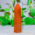 Carnelian Tower Crystal Natural Stone Quartz Home Decoration Minerals Reiki Craft Gifts Energy Healing Meditation Spiritual Love