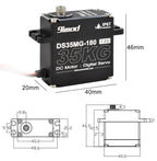 9imod DS35MG 35kg Waterpoof Servo 180°/270° Full Aluminum Case Stainless Steel Gear High Torque for 1/6 1/8 1/10 1/12 RC Car DIY