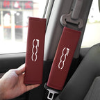Car seat belt cover for Fiat 500 Breathable shoulder pad Driver shoulder care for adults and children car accessories interior