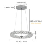 Led Luxury Ring Pendant Lights For Living Dining Room Chandelier Modern Home Decor Ceiling Lamp Nordic Luminaire Fixture Lustre