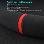 Steering Wheel Cover For Tesla Model 3 Y S X Alcantara 4 Seasons 36-39 CM Diameter Black Car Interior Accessories 2019-2025