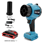 3000W Brushless Powerful Air Blower 450m/s Turbo Jet Blowers 320000rpm Handheld Leaf Blower For Makita Battery Tools Power