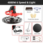 4880W/3880W/2880W Electric Concrete Cement Mortar Trowel Leveling Machine Wall Smoothing Polishing Machine Concrete Drill Mixer