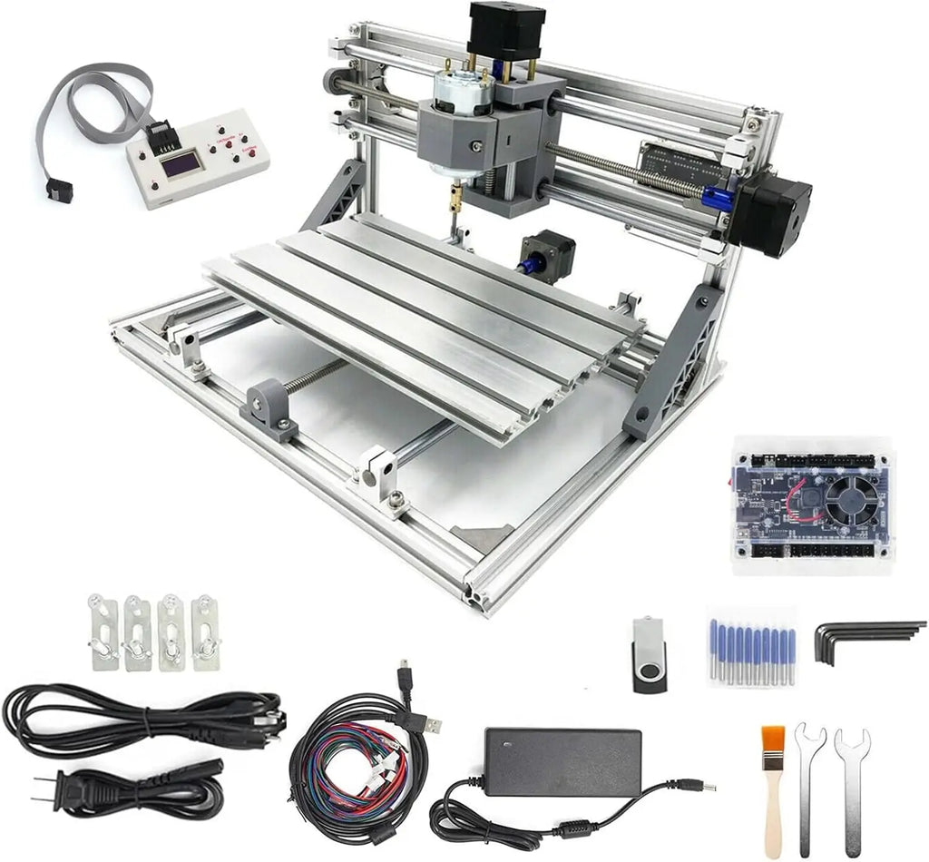【EU US】CNC 3018 3 Axis GRBL mini Metal laser engraving Router Milling Machine For Wood PVC Leather