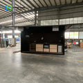 Customized Contemporary Modular Outdoor Kitchen Unit Weatherproof Mobile Garden/Patio Cabinets Sink Grill Wooden Houses