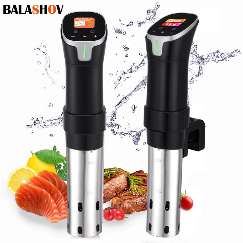 1100W Smart Sous Vide Cooker LCD Touch Immersion Circulator Accurate Cooking Digital Display APP Control Cooking Vacuum 110/220V