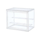 Clear Display Box Stackable Plastic Dustproof Storage Bins Figures Display Collectibles Bag Cosmetic Show Case with Interlayers