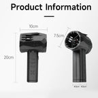 Electric Air Blower 1500g Thrust 64mm Brushless Motor Electric Air Duster 60W Charging Stepless Speed Regulation for Cleaning