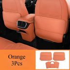 For BYD Sealion 7 Sea lion 07 EV 2024 2025 Accessories Leather Car Front Seat Rear Anti Kick Dust Board Pad Frame Cover Interior