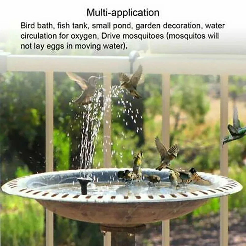 13/16/18cm Floating Solar Fountain Pumps: Breathtaking Decor for Garden Bird Baths, Pools & Ponds