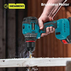 NEWBENY 10mm Brushless Electric Drill 21+2 Torque Multifunctional Cordless Electric Screwdriver For Makita 18V Battery Pin