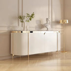 Multifunctional storage dining side cabinet Italian simple exquisite living room cabinet high foot design home furniture