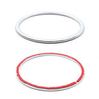 Steering Wheel Trim Circle Sequins Ring Cover Sticker for Mazda 3 Axela CX-5 CX5 Accessories 2017 2018 2019 2020 2021 2022 2023