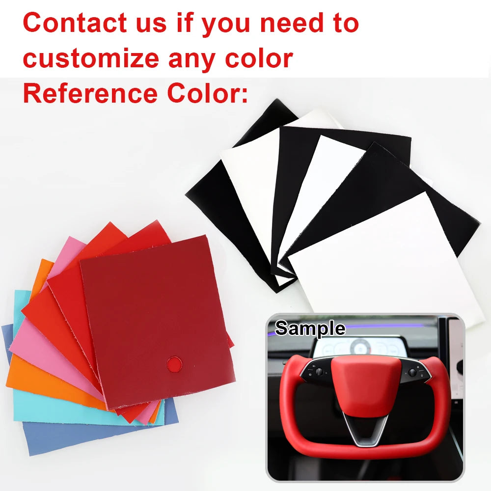 2025 Yoke Handle for New Model Y Juniper Heating Yoke Steering Wheel For Tesla Personalized Racing Leather Customized Accessory