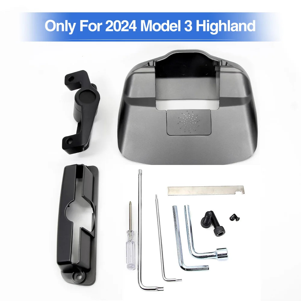 Screen Rotation Bracket For Tesla 2017-2023 Model 3 2019-2024 Model Y For 2024 Model 3 Highland Swivel Mount GPS Navigation