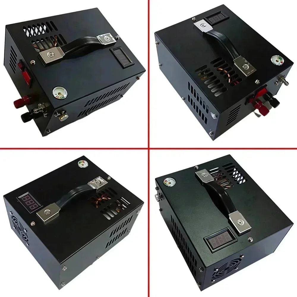 300bar 4500Psi 30Mpa 12V 110V 220V Refilling Air Compressor For Hunting Diving Air PCP Pump Car Pump Compressor Motorcycle Tyre