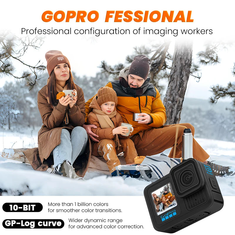 GoPro HERO13 Black Action Camera Go Pro 13 Anti Shake Cycling 5.3K Camera