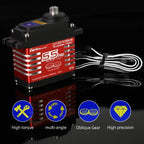 Waterproof IP66 Servo 35kg/40kg/55kg/60kg/70kg All Steel Helical Gears Digital Servo For RC 1/8 1/10 Rc Toy Car Accessories