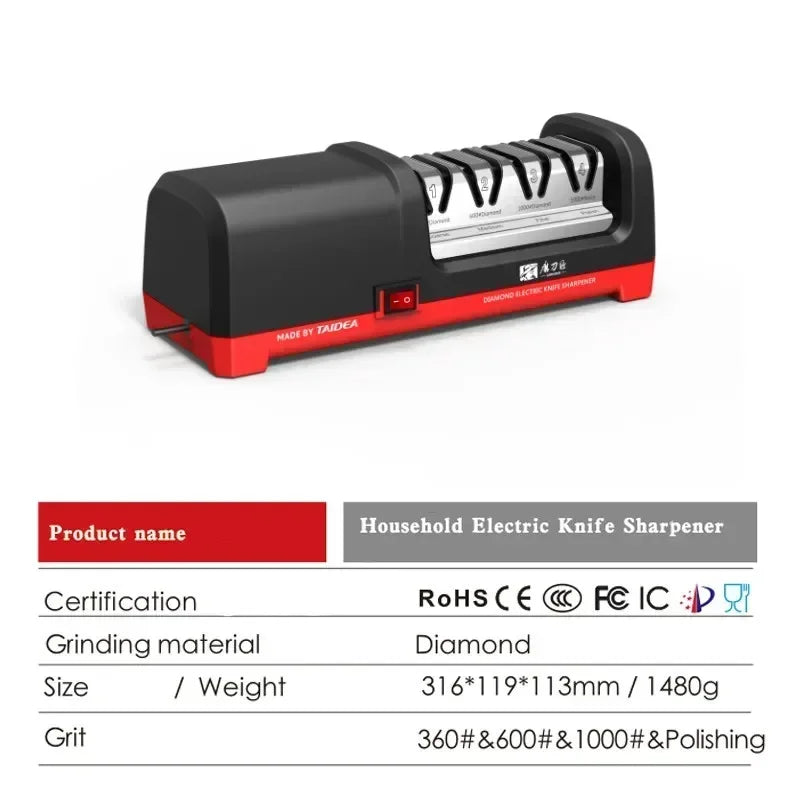 TAIDEA TG2102 Professional Electric Knife Sharpener EU PLUG  Power 18W