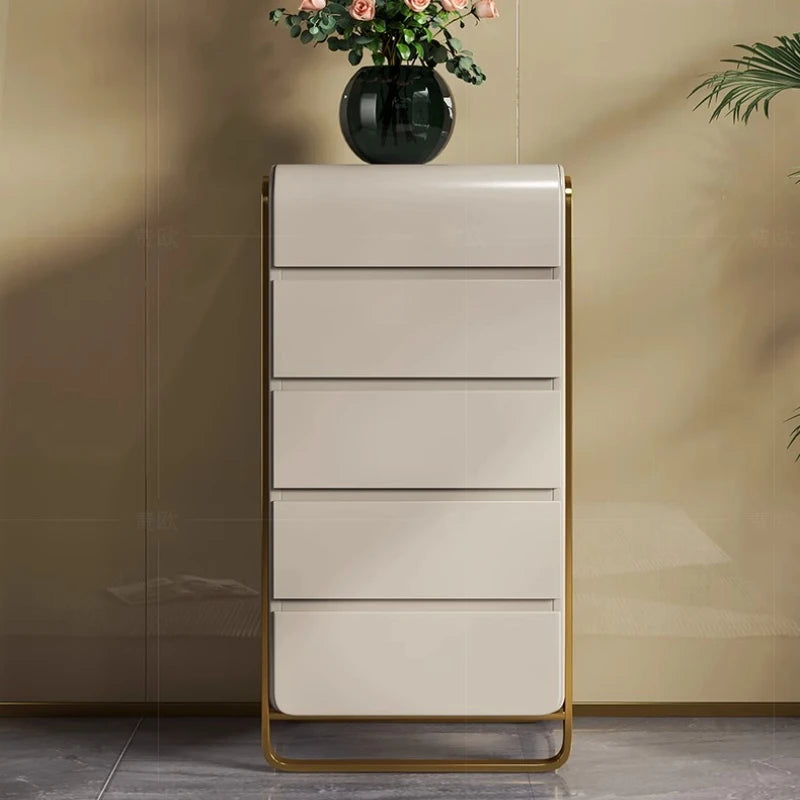 Light luxury modern simple fashion custom high end marble drawer cabinet 3 4 5 6 drawers Dresser home furniture Storage locker
