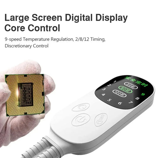 Electric Heat Blanket For RV SUVs Car 12V Plush Thicker Heater Heated Mattress Thermostat Travel Heating Mat Winter Body Warmer