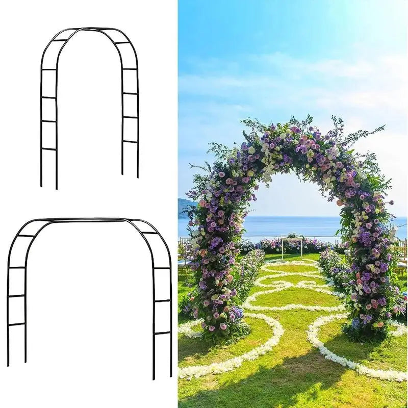 Trellis Arch For Climbing Plants Metal Outdoor Wedding Arch Balloon Decor Arbor Wedding Decoration Flowers Frame Backdrop Stand
