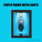 1:32 photo frame version alloy metal sports car model 3D hanging picture frame Interior decorations ornaments With Light Display