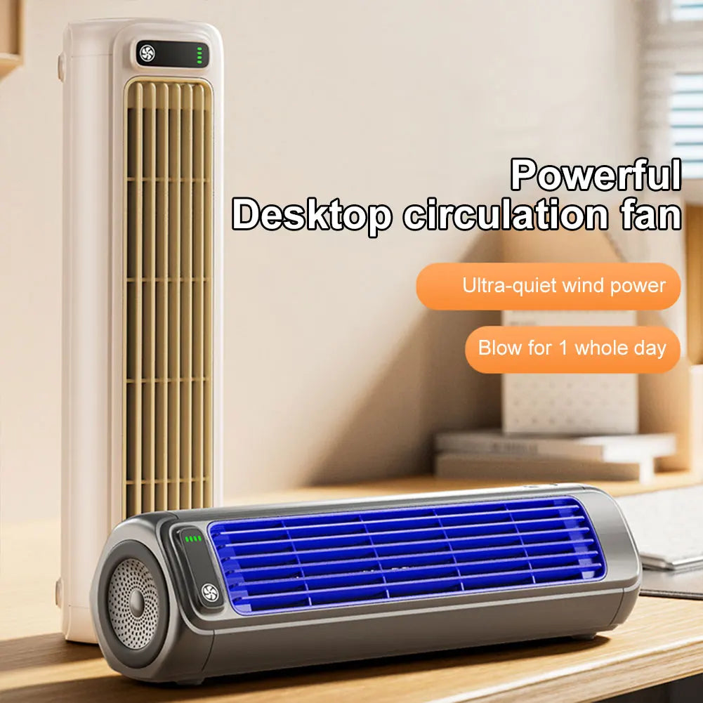 Desktop Tower Fan Quiet Desktop Fan Fast Cooling Fans Household Portab