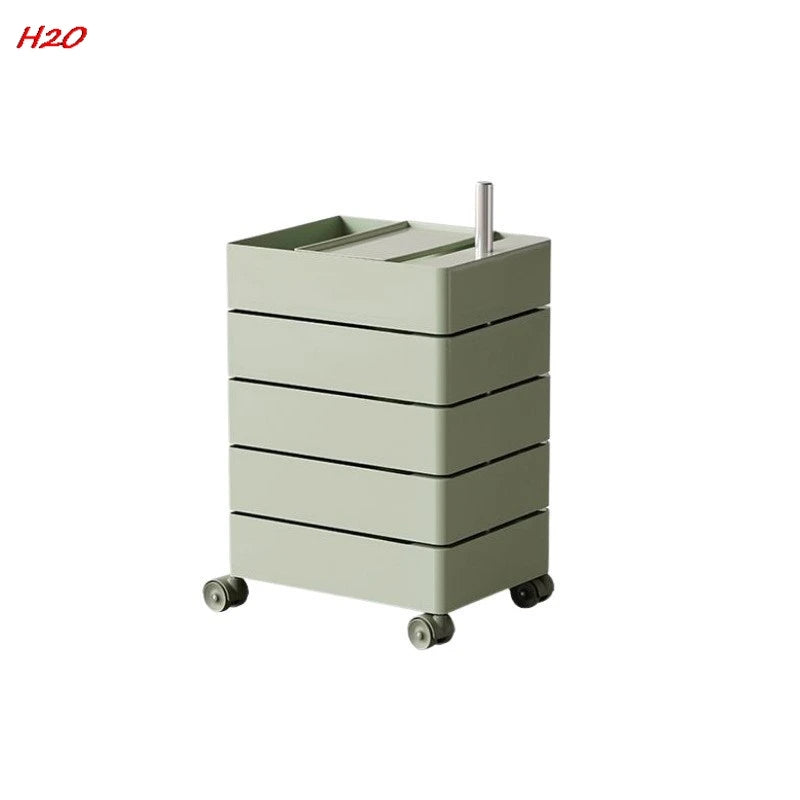 360 Rotating Storage Cabinet Movable Bedside Cabinet Ins Minimalist Nordic Internet Celebrity Cosmetics Multilayer File