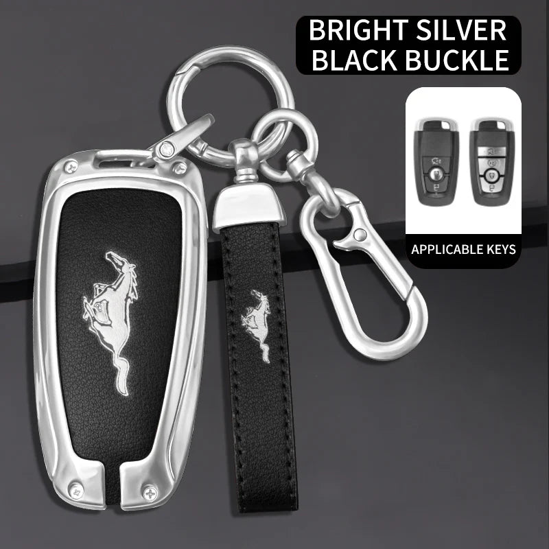 Zinc alloy Car Smart Key Case Cover Protector Shell Fob For Ford Fusion Mondeo Mustang Edge Expedition EXplorer F-150 F-250 F-35