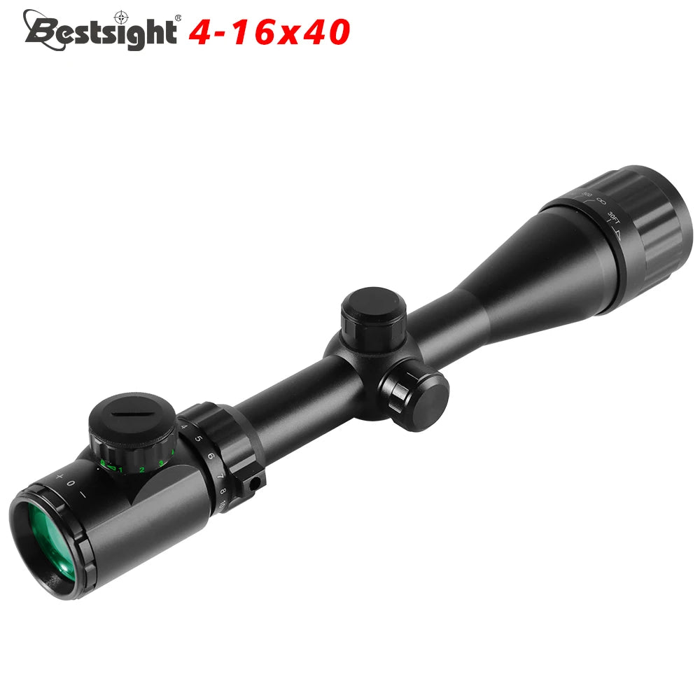 4-16x40 AOE Hunting Riflescope with Red & Green Dot Illuminated Sight
