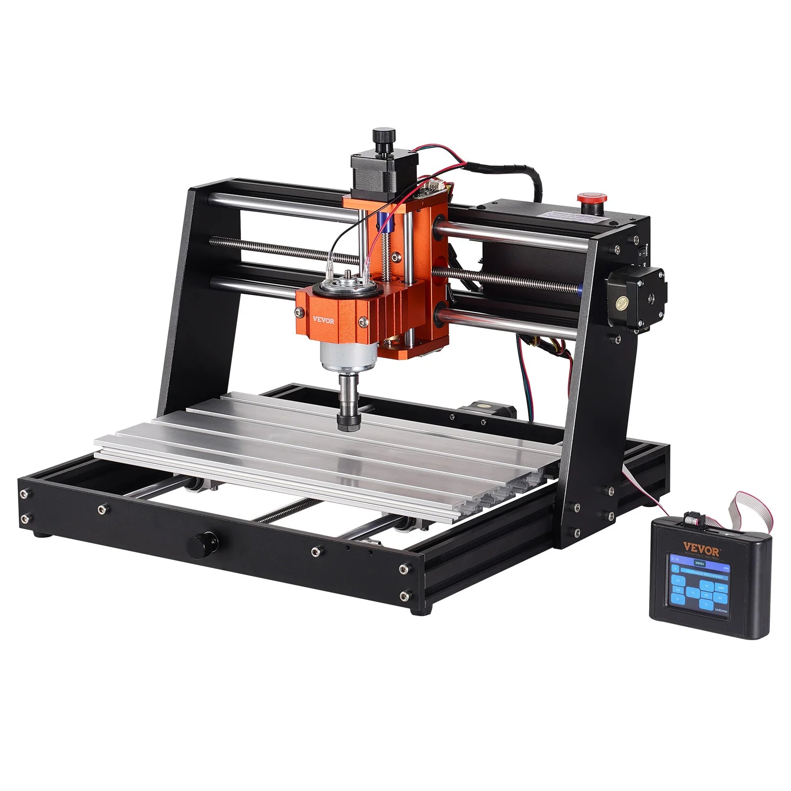 SucceBuy CNC Router Machine 3 Axis GRBL Control Wood Engraving Carving Milling Machine Kit for Wood Acrylic MDF PVC Plastic Foam