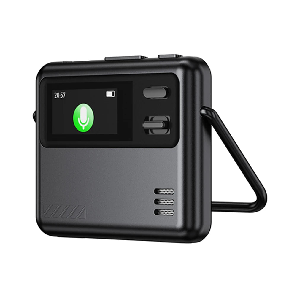 P30 Mini AI Voice Recorder Intelligent Sound Controlled Voice Recorder Language Translator Meeting Recording Mobile Phone Holder